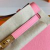 mmexport1679967086215-768x1024-1 Hermes Mini Kelly Pochette Epsom 1Q Creamy Pink Gold Hardware 22cm Full Handmade