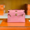 mmexport1679967091740-1024x768-1 Hermes Mini Kelly Pochette Epsom 1Q Creamy Pink Gold Hardware 22cm Full Handmade