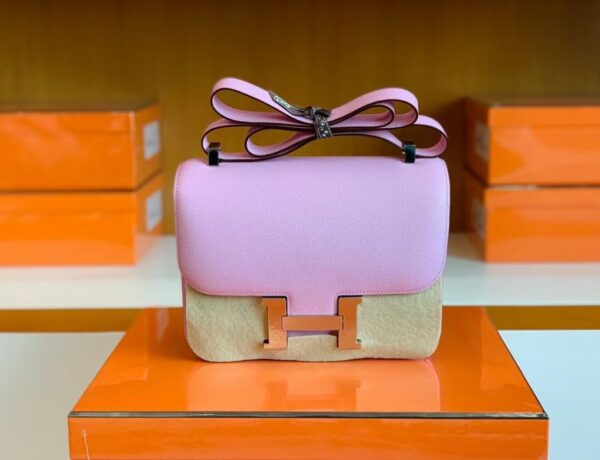 mmexport1679967257372-1024x785-1 Hermes Constance Epsom Leather mallow purple Silver Hardware 24cm Full Handmade