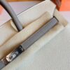 Hermes Birkin Togo Creamy White & gris ashpite Silver Hardware 25cm Full Handmade