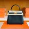 mmexport1681810291986-1024x768-1 Hermes Kelly Togo CK89 Black Gold Hardware 25cm Full Handmade