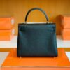 mmexport1681810293345-1024x768-1 Hermes Kelly Togo CK89 Black Gold Hardware 25cm Full Handmade