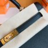 mmexport1681810296013-768x1024-1 Hermes Kelly Togo CK89 Black Gold Hardware 25cm Full Handmade