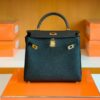 mmexport1681810300997-1024x755-1 Hermes Kelly Togo CK89 Black Gold Hardware 25cm Full Handmade