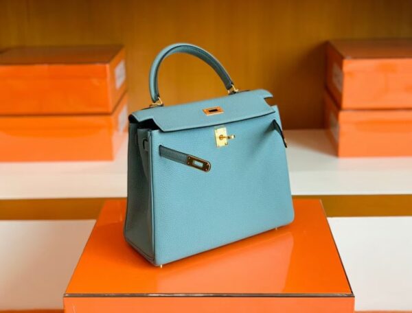 mmexport1681810327160-1024x779-1 Hermes Kelly Togo 7G azure Silver Hardware 25cm Full Handmade