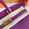 Hermes Birkin Swift actiniae purple Gold Hardware 25cm Full Handmade