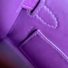Hermes Mini Kelly Epsom P9 actiniae purple Gold Hardware 19cm Full Handmade