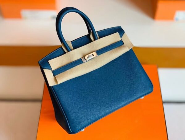 mmexport1683597772118-1024x774-1 Hermes Birkin Togo S4 Deep blue Silver Hardware Phw 25cm Full Handmade