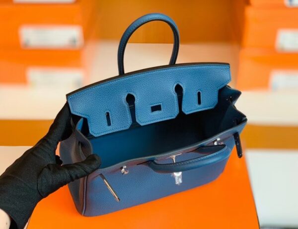 mmexport1683597783352-1024x787-1 Hermes Birkin Togo S4 Deep blue Silver Hardware Phw 25cm Full Handmade