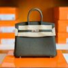 mmexport1683947295574-1024x785-2 Hermes Birkin Togo CK46 charcoal grey Silver Hardware 25cm Full Handmade