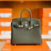 mmexport1683947300118-1024x800-1 Hermes Birkin Togo CK46 charcoal grey Silver Hardware 25cm Full Handmade