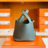 Hermes Picotin TC 63 Almond green Silver Hardware 18cm Full Handmade