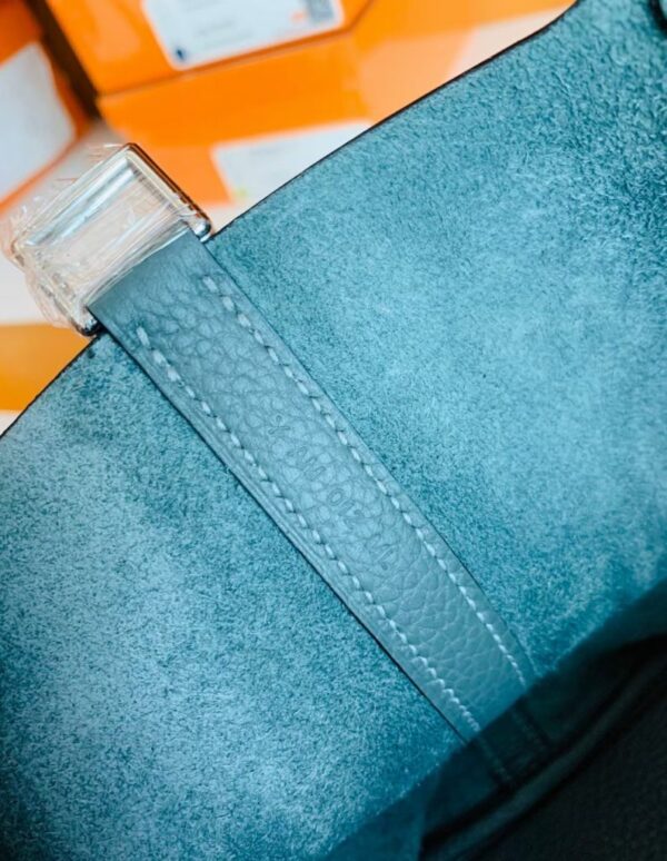 Hermes Picotin TC 63 Almond green Silver Hardware 18cm Full Handmade