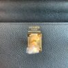 Hermes Kelly Epsom CK89 Black Gold Hardware 25cm Full Handmade