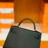 mmexport1686298842195-1024x764-1 Hermes Mini Kelly Epsom CK89 Black Silver Hardware 19cm Full Handmade