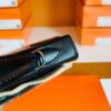 Hermes Mini Kelly Box Leather CK89 Black Silver Hardware 19cm Full Handmade