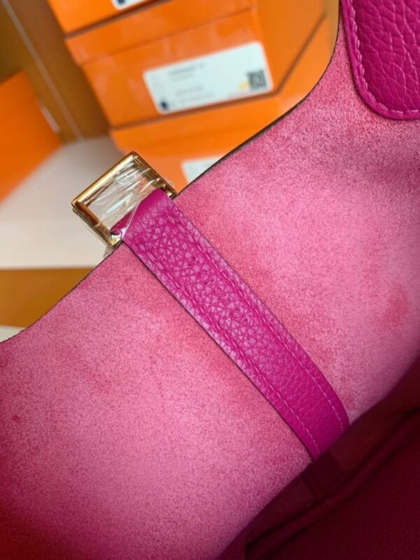 Hermes Picotin TC L3 Rose purple Gold Hardware 18cm Full Handmade