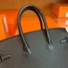 Hermes Birkin Touch Matte Alligator & Togo ck89 Noir Black Gold Hardware 25cm Full Handmade