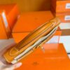 Hermes mini Kelly Epsom Light Golden Brown Gold Hardware 19cm Full Handmade