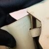 Hermes Birkin Ostrich 3C Wool white Rose Gold Hardware 25cm Full Handmade