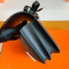 Hermes Constance Epsom Black Silver Hardware 24cm Full Handmade