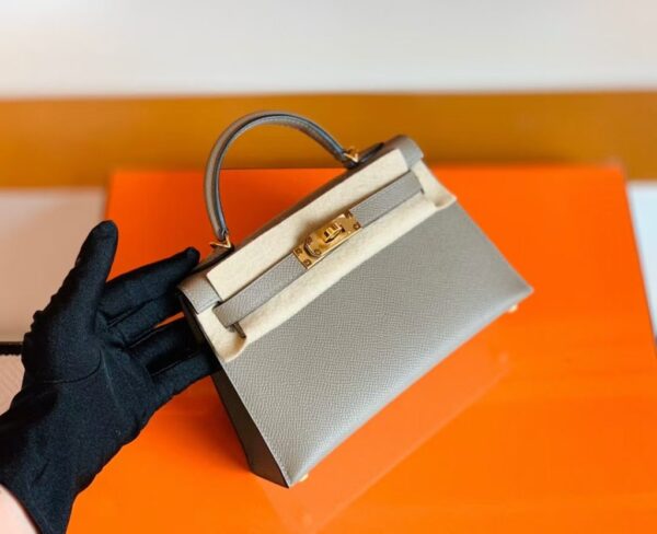 mmexport1690709368683-1024x832-1 Hermes Mini Kelly Epsom M8 asphalt grey Gold Hardware 19cm Full Handmade