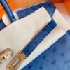 mmexport1690709675907-768x1024-1 Hermes Birkin Ostrich Royal blue Gold Hardware 25cm Full Handmade