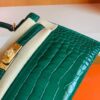 mmexport1690709774459-1024x768-1 Hermes Mini Kelly sellier shiny alligator crocodile 6Q jade green Gold Hardware 19cm Full Handmade