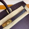 mmexport1690710235105-768x1024-1 Hermes Birkin Touch Togo & Matte crocodile Grape purple Gold Hardware 25cm Full Handmade