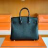 Hermes Birkin Touch Chevre & Matte Alligator crocodile Ck89 Black Gold Hardware 25cm Full Handmade