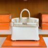mmexport1691336984786-1024x787-2 Hermès Birkin Epsom ck10 Creamy White Silver Hardware 25cm Full Handmade