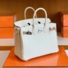 mmexport1691336988826-1024x791-1 Hermès Birkin Epsom ck10 Creamy White Silver Hardware 25cm Full Handmade