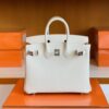 mmexport1691336992332-1024x776-1 Hermès Birkin Epsom ck10 Creamy White Silver Hardware 25cm Full Handmade