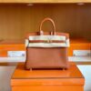mmexport1691741520655-1024x768-2 Hermès Birkin Touch togo & Matte crocodile CK37 Golden Brown Gold Hardware 25cm Full Handmade