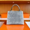 Hermès Kelly Lizard Natural colour Silver Hardware 25cm Full Handmade