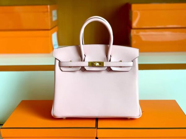 Hermès Birkin Swift 3Q new sakura pink Gold Hardware 25cm Full Handmade