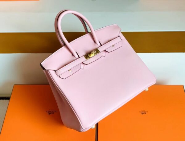 Hermès Birkin Swift 3Q new sakura pink Gold Hardware 25cm Full Handmade