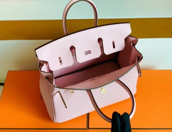 Hermès Birkin Swift 3Q new sakura pink Gold Hardware 25cm Full Handmade