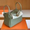 mmexport1692180646055-1024x768-1 Hermès Lindy Swift q1 Sage green Gold Hardware 26cm Full Handmade