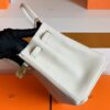 Hermès Birkin Swift Pearl grey Gold Hardware 25cm Full Handmade