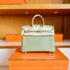 mmexport1692258880548-1024x768-2 Hermès Birkin Swift q1 Sage green Silver Hardware 25cm Full Handmade
