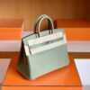 mmexport1692258881917-1024x768-1 Hermès Birkin Swift q1 Sage green Silver Hardware 25cm Full Handmade