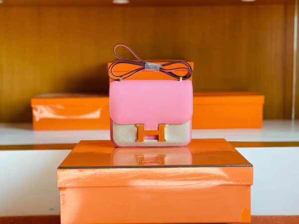 mmexport1693382038037-1024x768-2 Hermès mini Constance Epsom 1Q Creamy Pink Gold Hardware 18cm Full Handmade