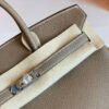 Hermès Birkin Togo Etoupe Grey Silver Hardware 25cm Full Handmade