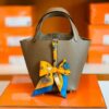 mmexport1697469919947-1024x796-2 Hermès Picotin TC Etoupe Grey Gold Hardware 18cm Full Handmade