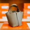 mmexport1697469926164-1024x776-1 Hermès Picotin TC Etoupe Grey Gold Hardware 18cm Full Handmade