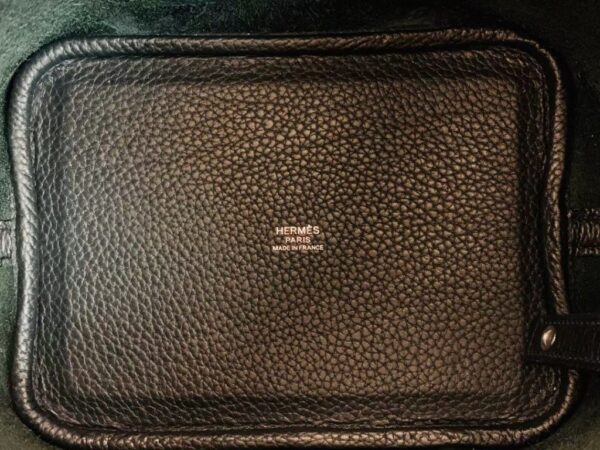 Hermès Picotin TC Black Silver Hardware 18cm Full Handmade
