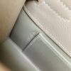 mmexport1699694727668-853x1024-1 Hermès Mini kelly Pochette Epsom Light Grey Gold Hardware 22cm Full Handmade