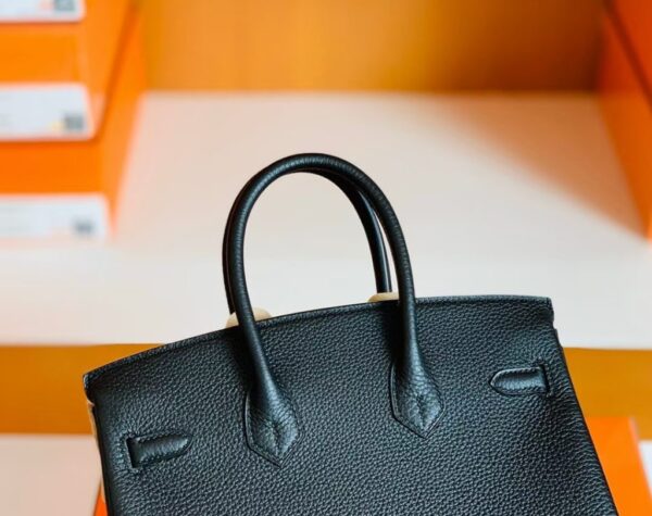 mmexport1699694876463-1024x810-1 Hermès Birkin Togo CK89 Black Gold Hardware 25cm Full Handmade
