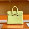 Hermès Birkin Togo Light Yellow Gold Hardware 25cm Full Handmade